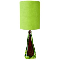 Vintage Mid-Century Modern Murano Glass Table Lamp