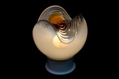 Mesmerizing Murano Glass Table Lamp, Mazzega Italy 1970s