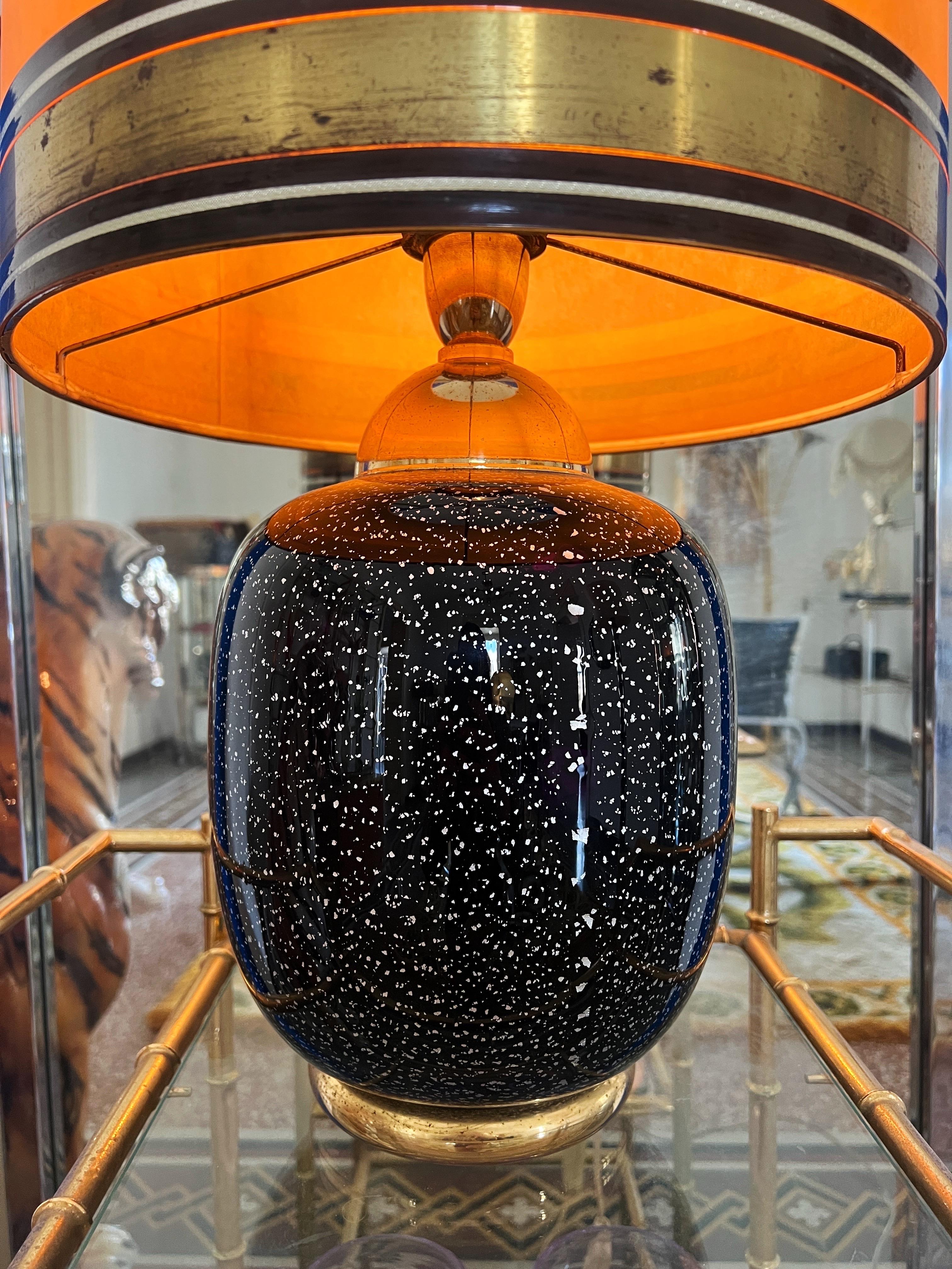 20ième siècle Lampe de table en verre de Murano de style The Moderns en vente