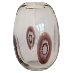 Jarrón de cristal de Murano de estilo «Mid Century Modern», atribuido a Fratteli Toso, Italia, década de 1960