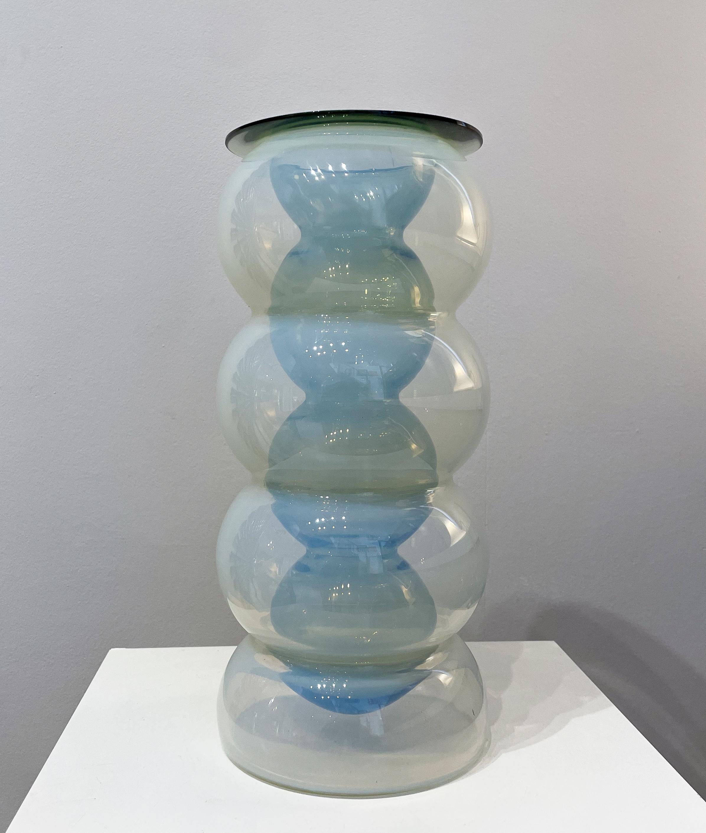 Mid-Century Modern Murano Glass Vase by Carlo Nason In Good Condition In Brussels, BE