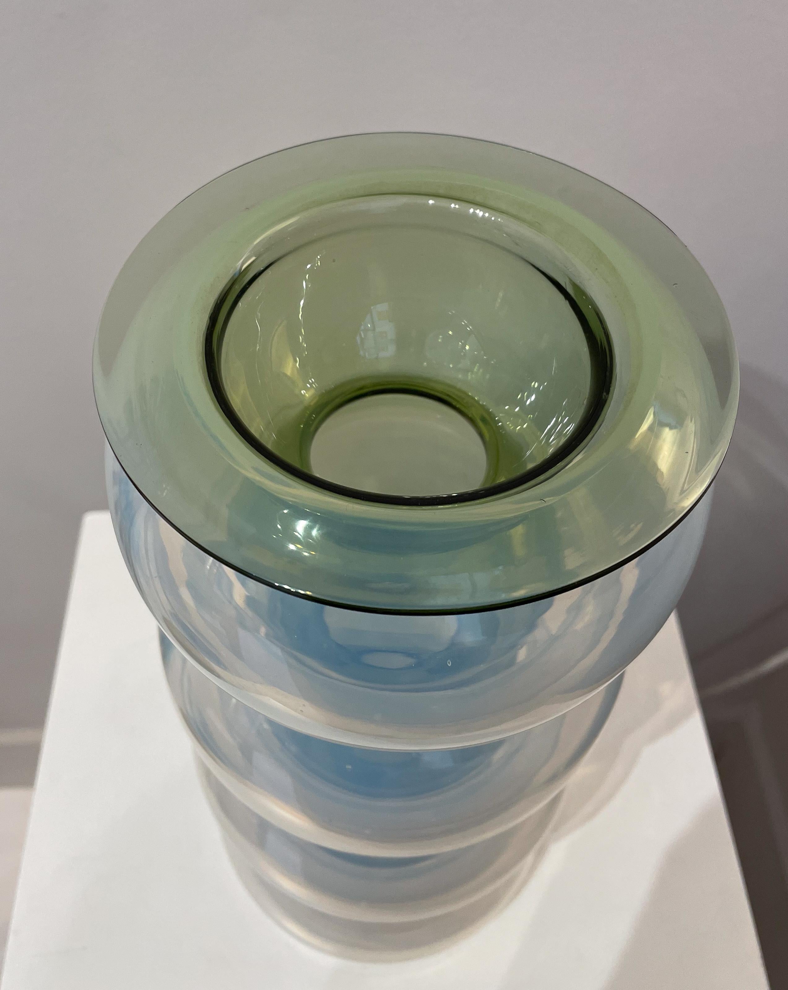 Mid-Century Modern Murano Glass Vase by Carlo Nason 2