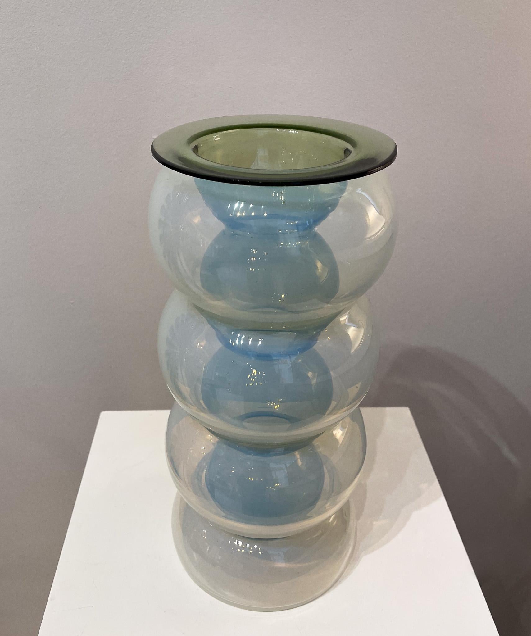 Mid-Century Modern Murano Glass Vase by Carlo Nason For Sale 5