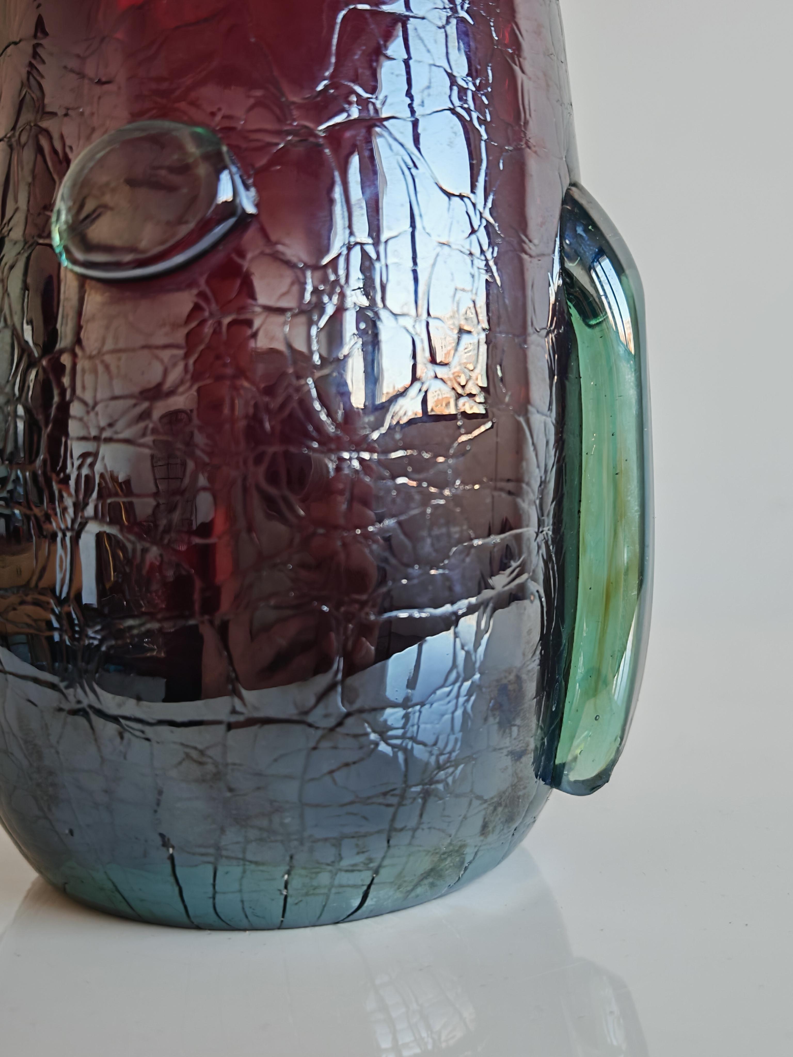 Mid Century Modern Murano glass vase by Luciano Ferro, Italy 1950s en vente 4