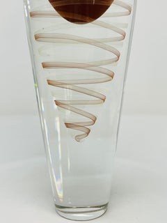 Mid-Century Modern Murano Glass Vase by Seguso, Vetri d'Arte, 1960s