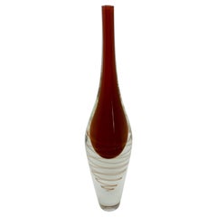 Mid-Century Modern Murano Glass Vase by Seguso, Vetri d'Arte, 1960s