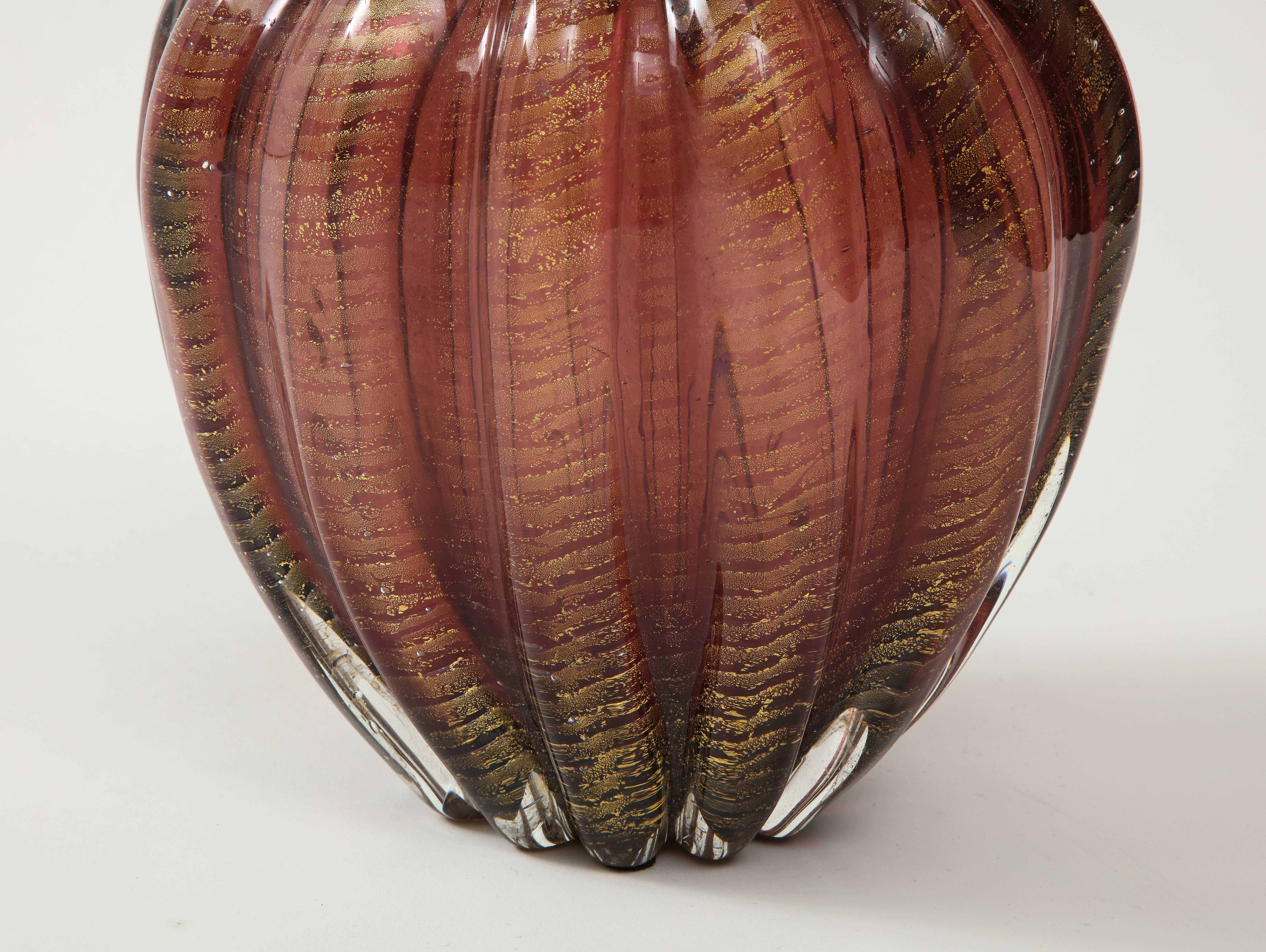 Late 20th Century Mid-Century Modern Murano Glass Vase