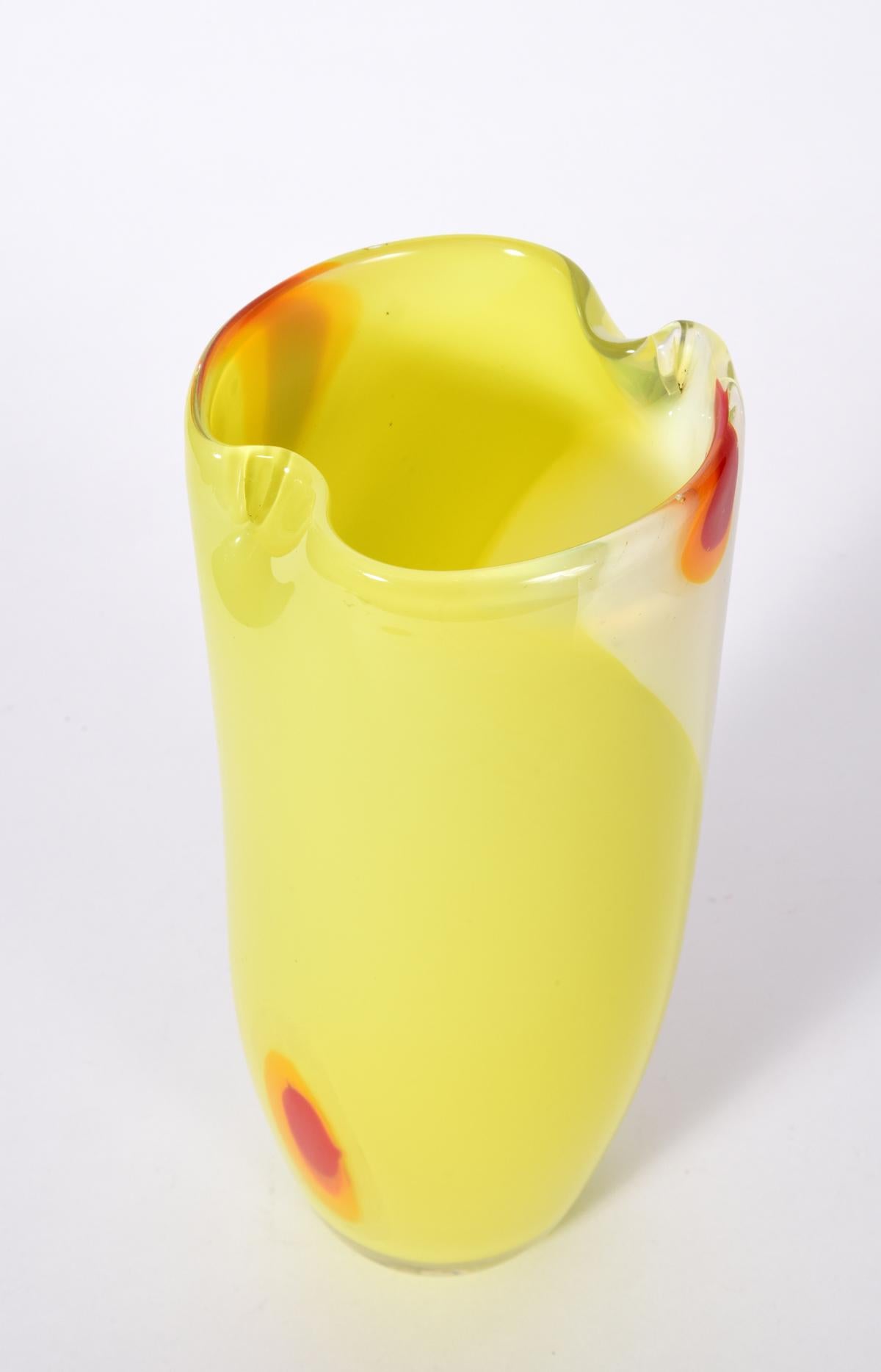 Mid-20th Century Mid-Century Modern Murano Glass Vase