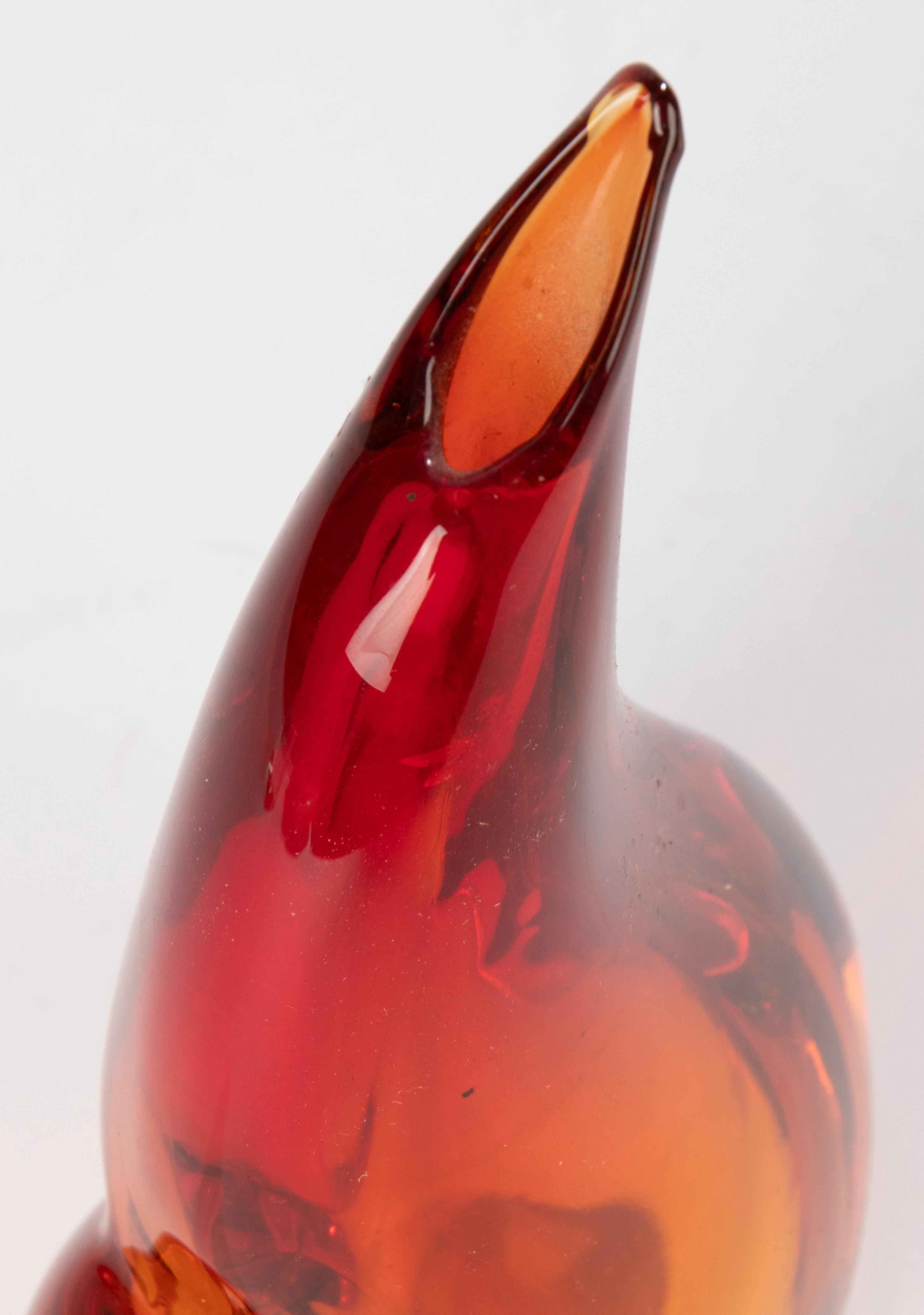 Art Glass Mid-Century Modern Murano Glass Vase - Fulvio Bianconi  For Sale