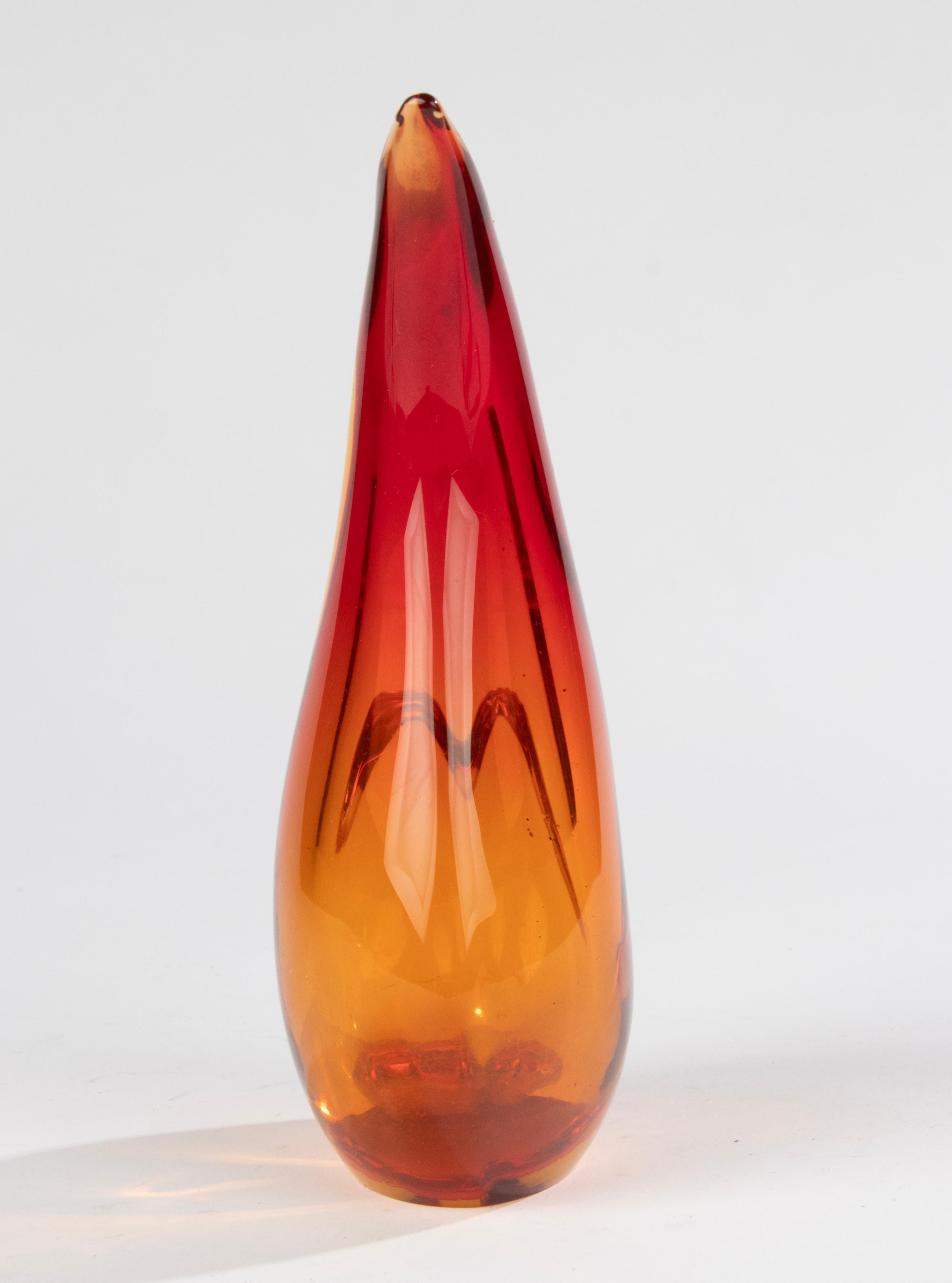 Vase en verre de Murano moderne du milieu du siècle dernier - Fulvio Bianconi  en vente 1