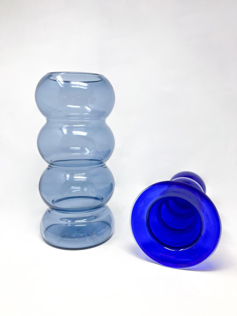 Mid-20th Century Mid-Century Modern Murano Glass Vases by Carlo Nason for Mazzega, Italy, 1960s For Sale