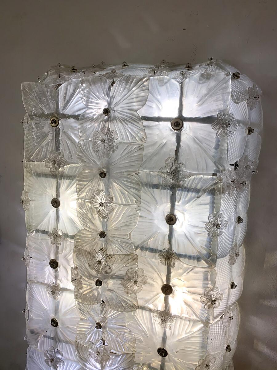 Mid-Century Modern Murano Glass Wall Lights, Italy, 1950s In Good Condition For Sale In Brussels, BE