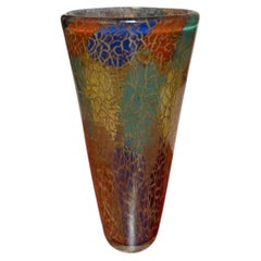 Mid Century Modern Murano Italian Art Glass Vase