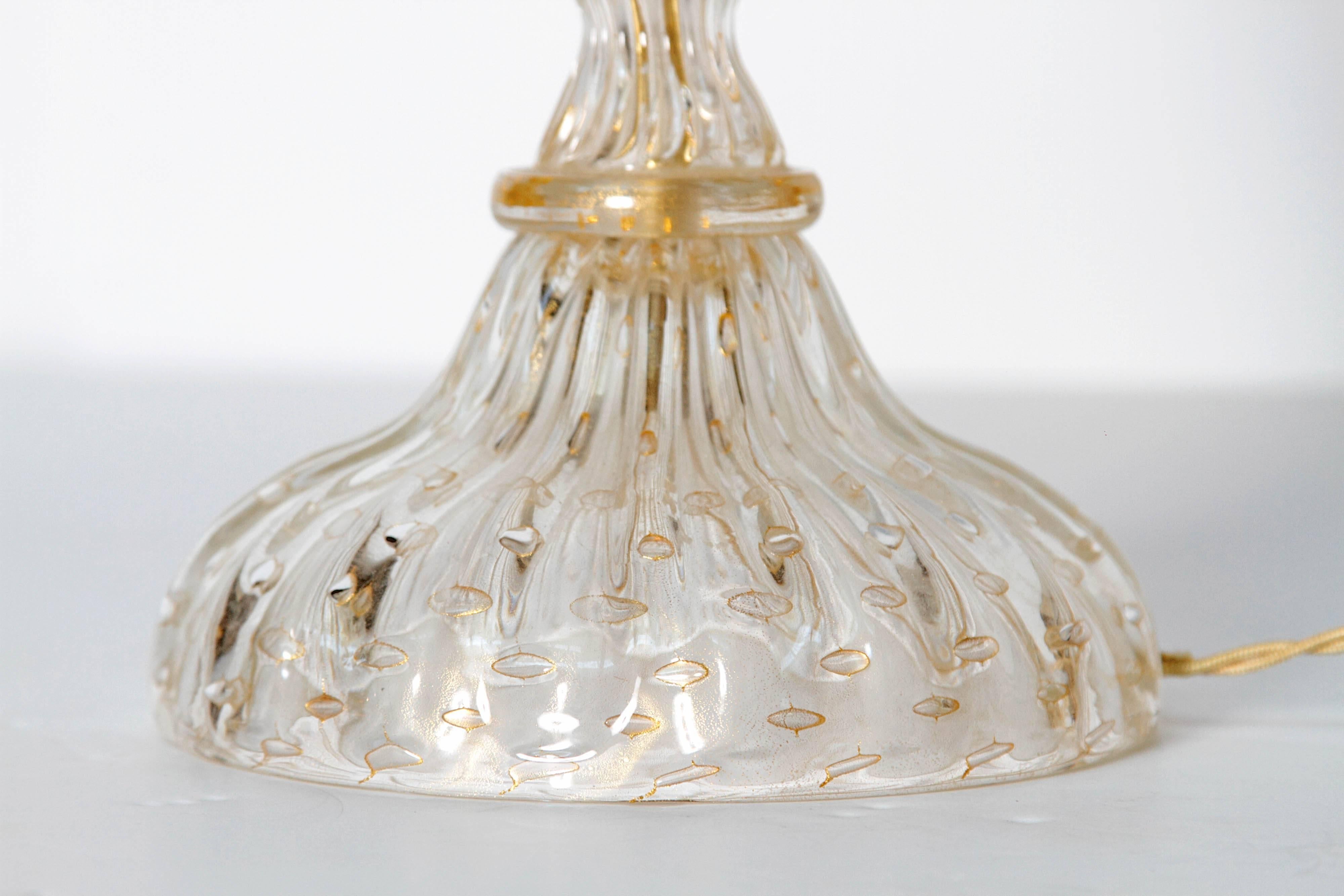 Mid-Century Modern Murano Lamp Attributed to Barovier & Toso 3
