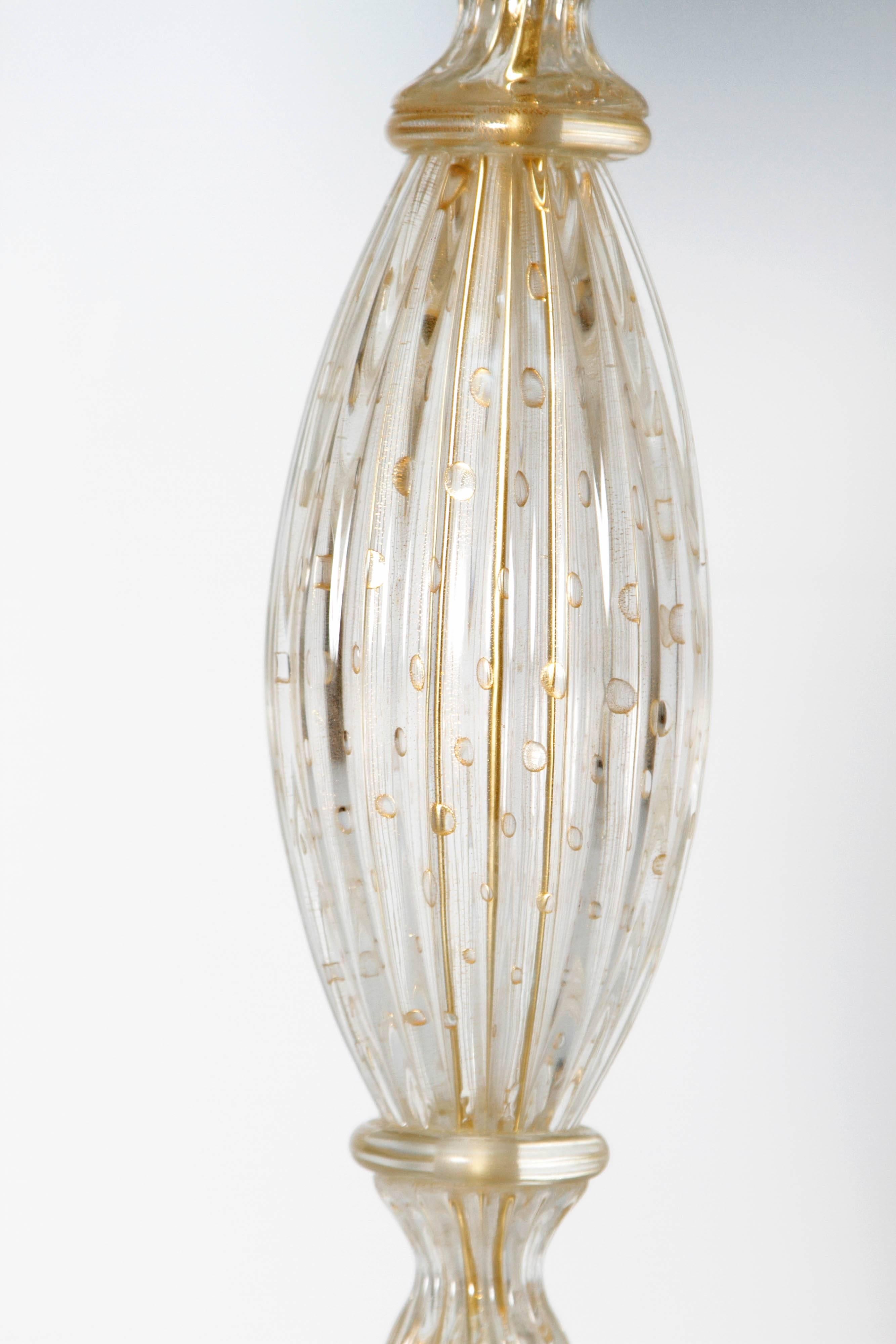 Mid-Century Modern Murano Lamp Attributed to Barovier & Toso 1