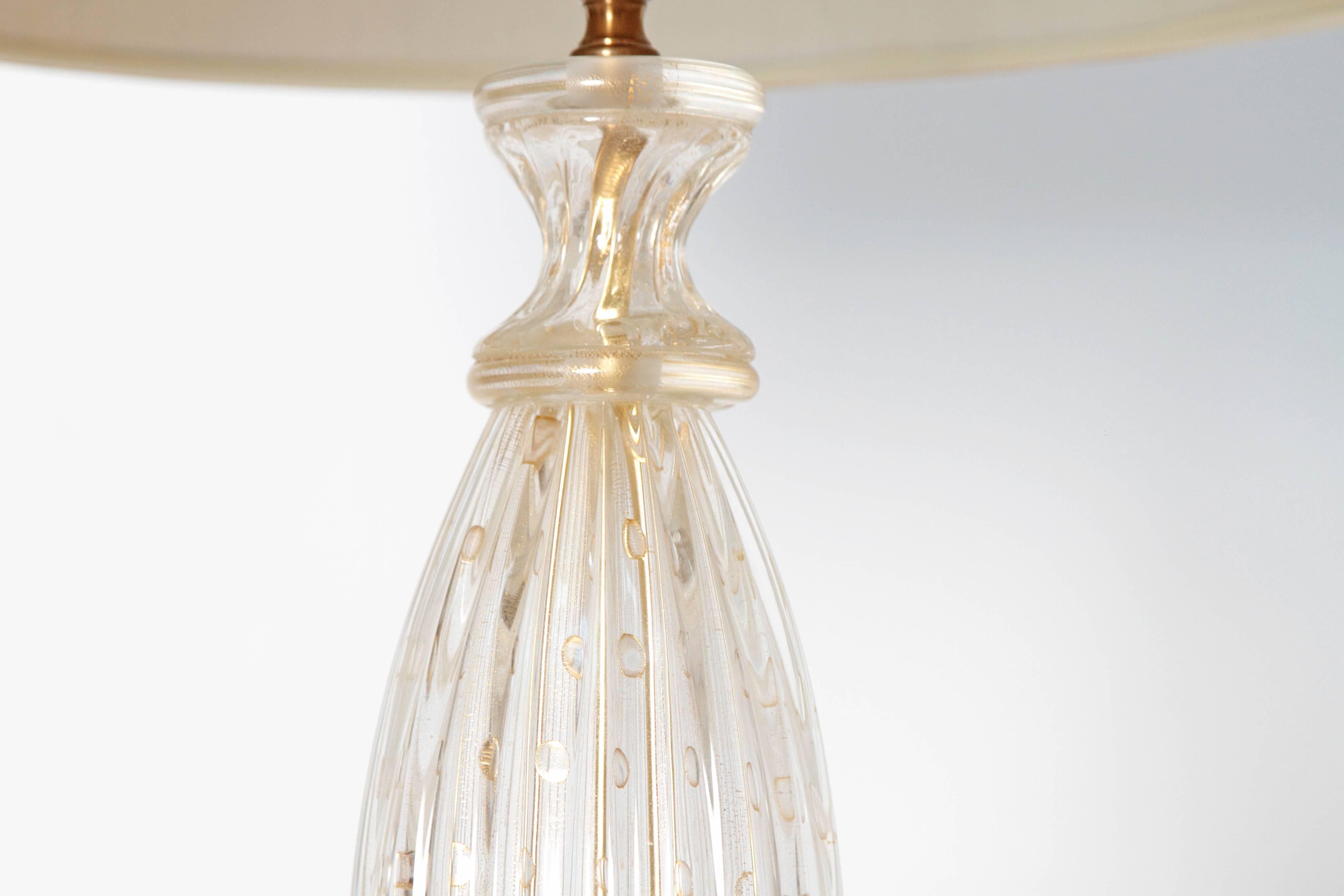 Mid-Century Modern Murano Lamp Attributed to Barovier & Toso 2