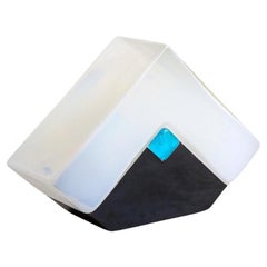 Mid-Century Modern Murano Lota Glass Table Lamp by Gianni Rigo for Itre