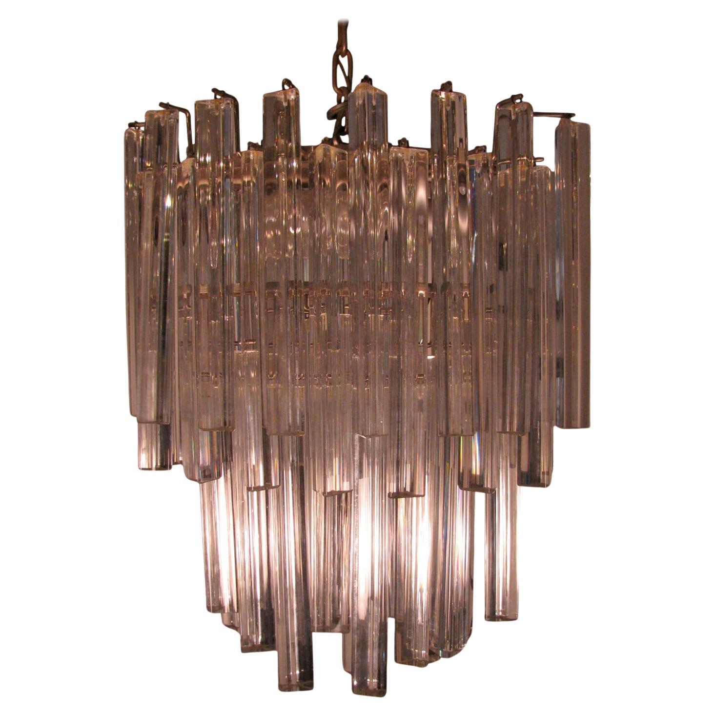 Lustre ovale de Murano moderne du milieu du siècle dernier par Camer
