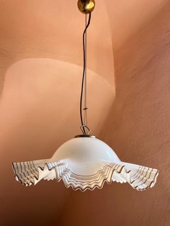 Mid Century Modern Murano Pendant light by De Majo 1970s