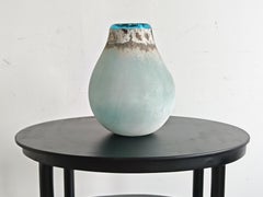Mid Century Modern Murano Scavo glass vase by Alfredo Barbini, Italy 1960s