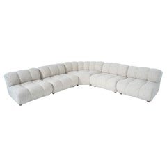 Retro Mid-Century Modern Murano Sectional Sofa by Guiseppe Munari , Italy, 1970s