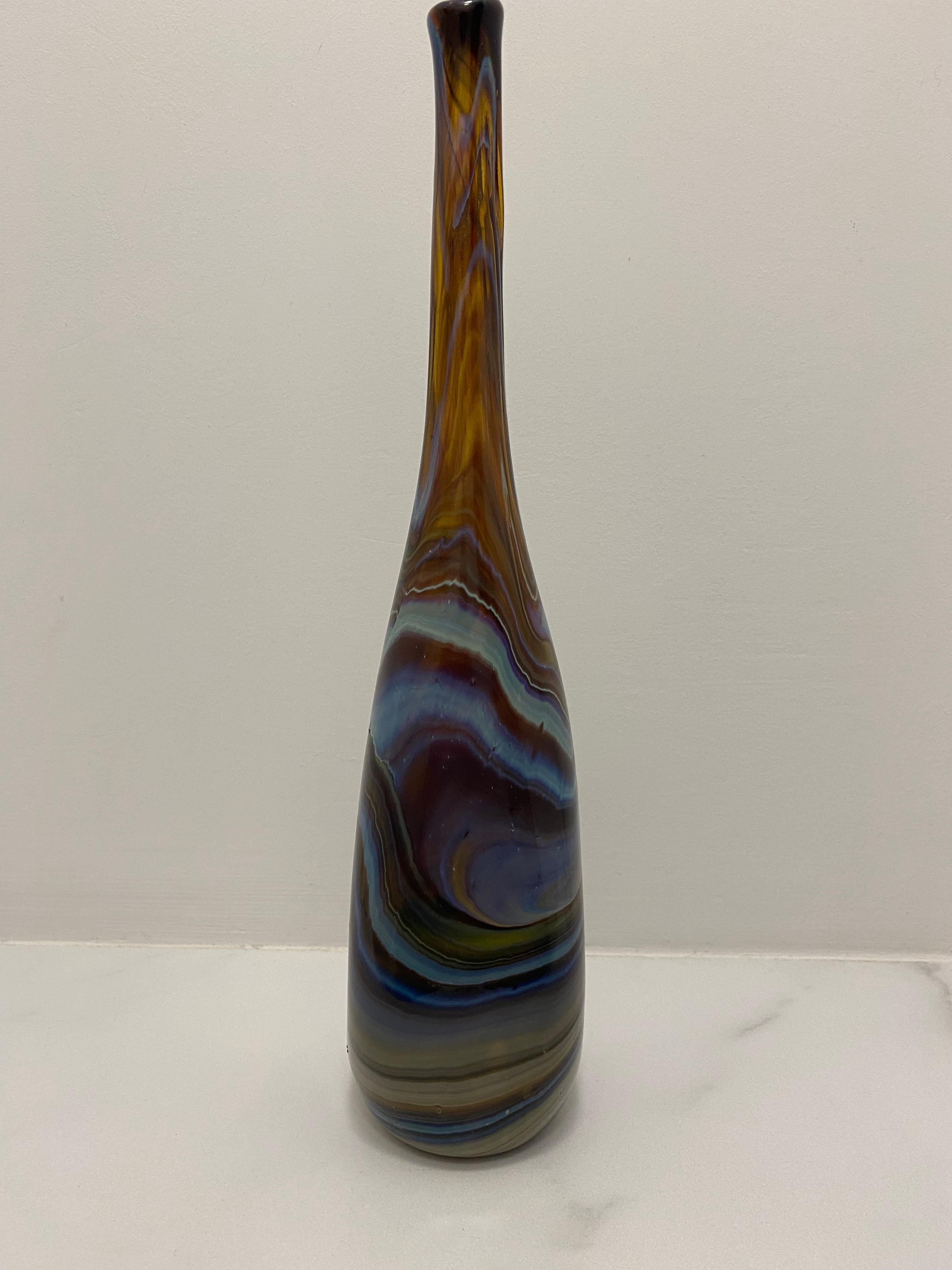Mid-Century moderno Vaso in vetro di Murano Soliflores di epoca moderna in vendita