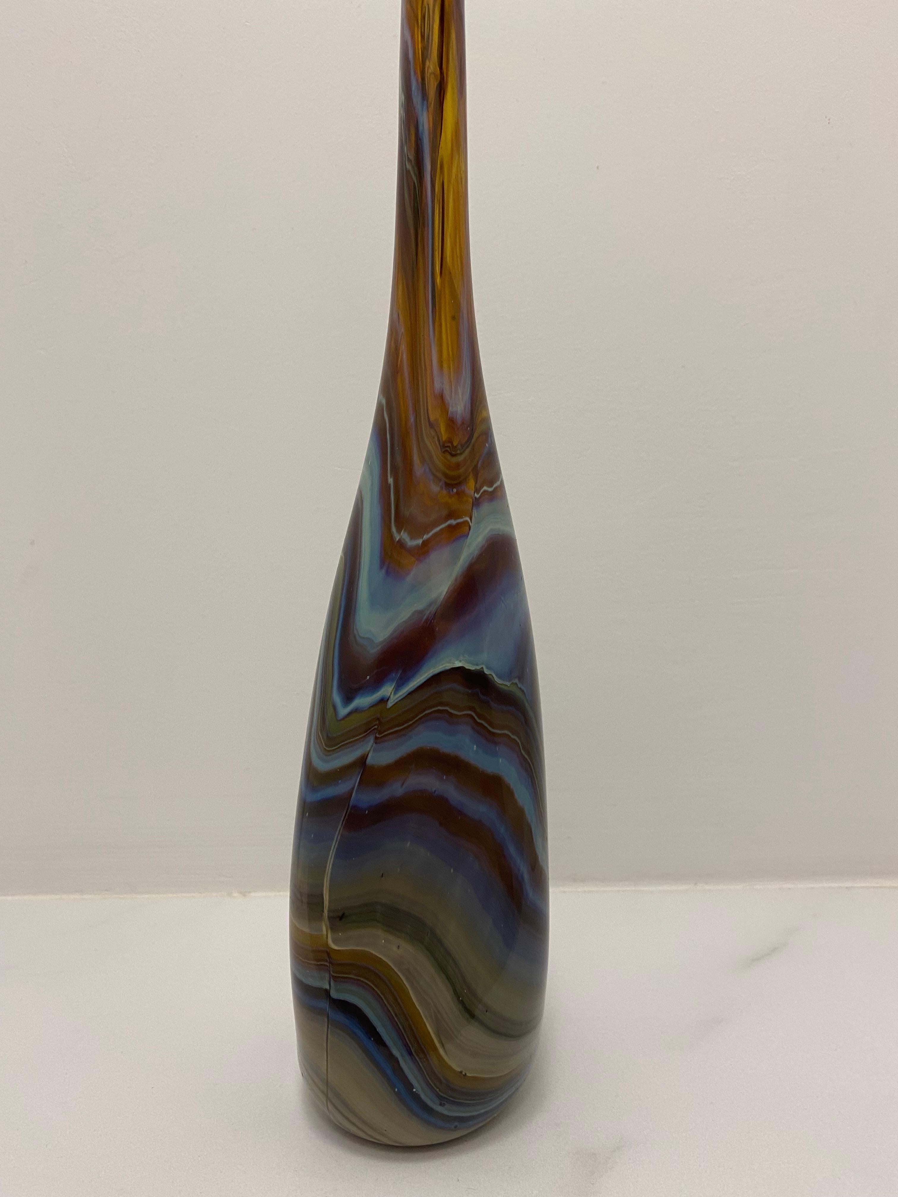 Vetro Vaso in vetro di Murano Soliflores di epoca moderna in vendita