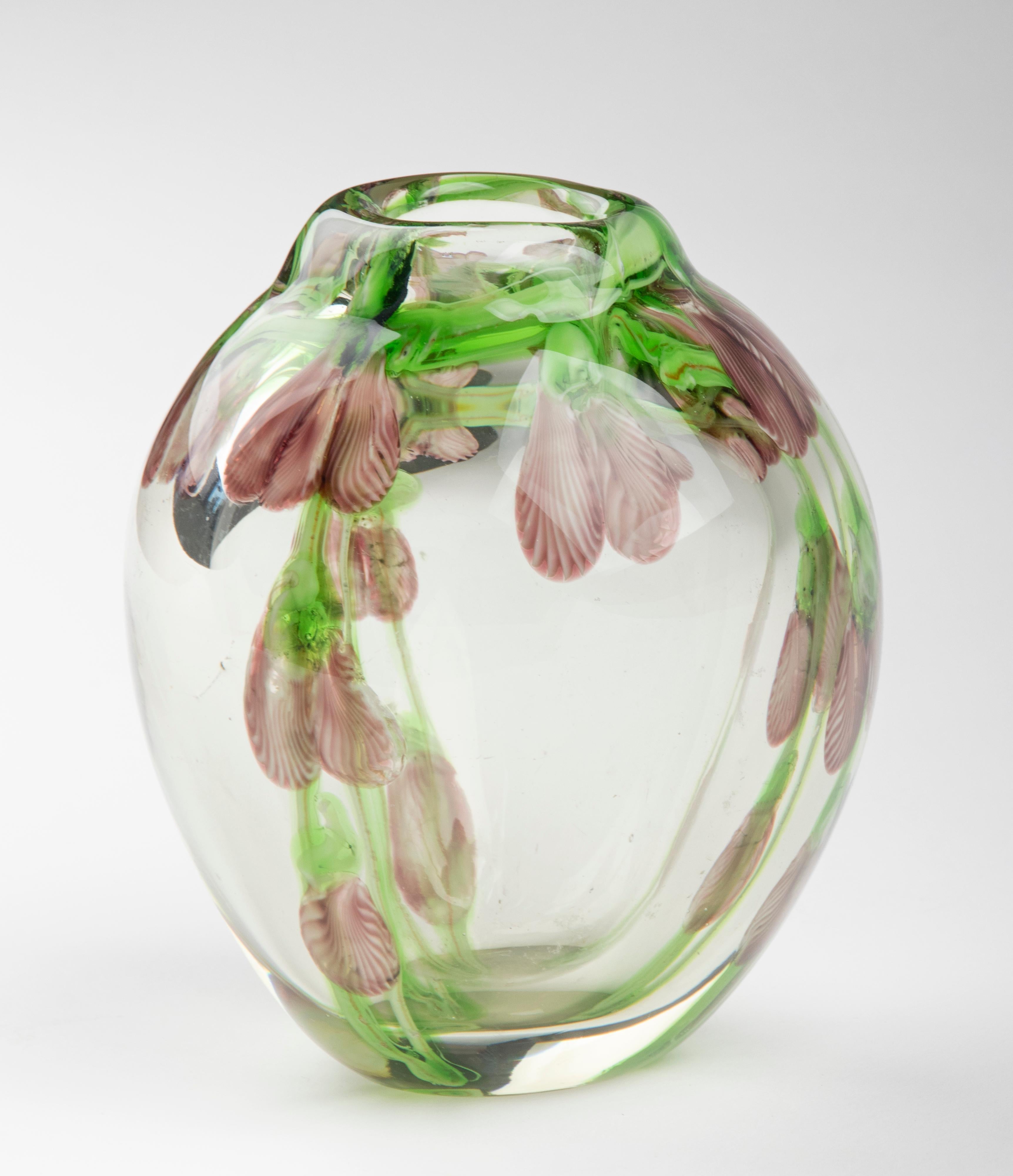 Moderne Murano Soliflore Vase aus der Jahrhundertmitte im Angebot 3