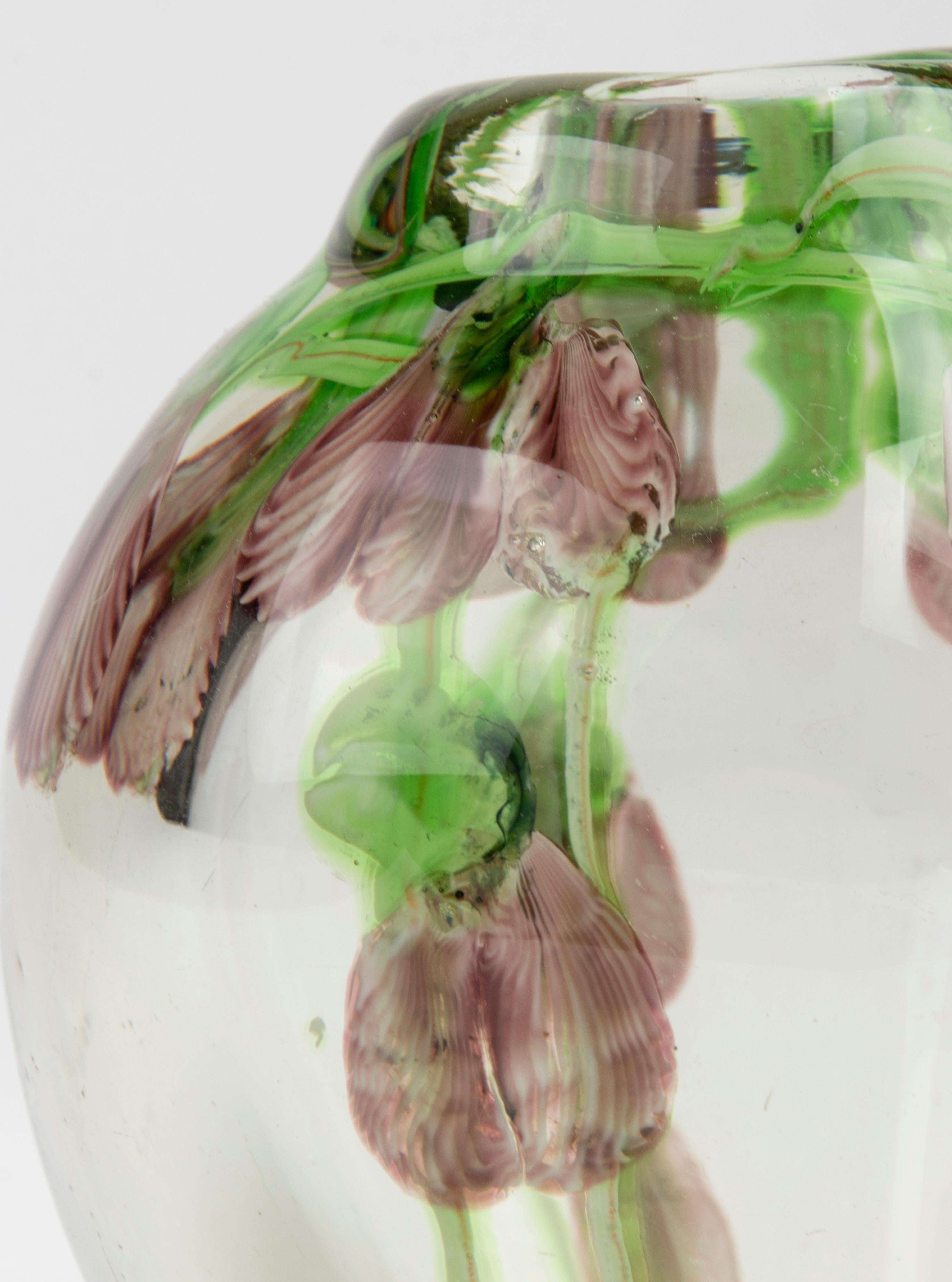 Vase soliflore de Murano moderne du milieu du siècle dernier en vente 3