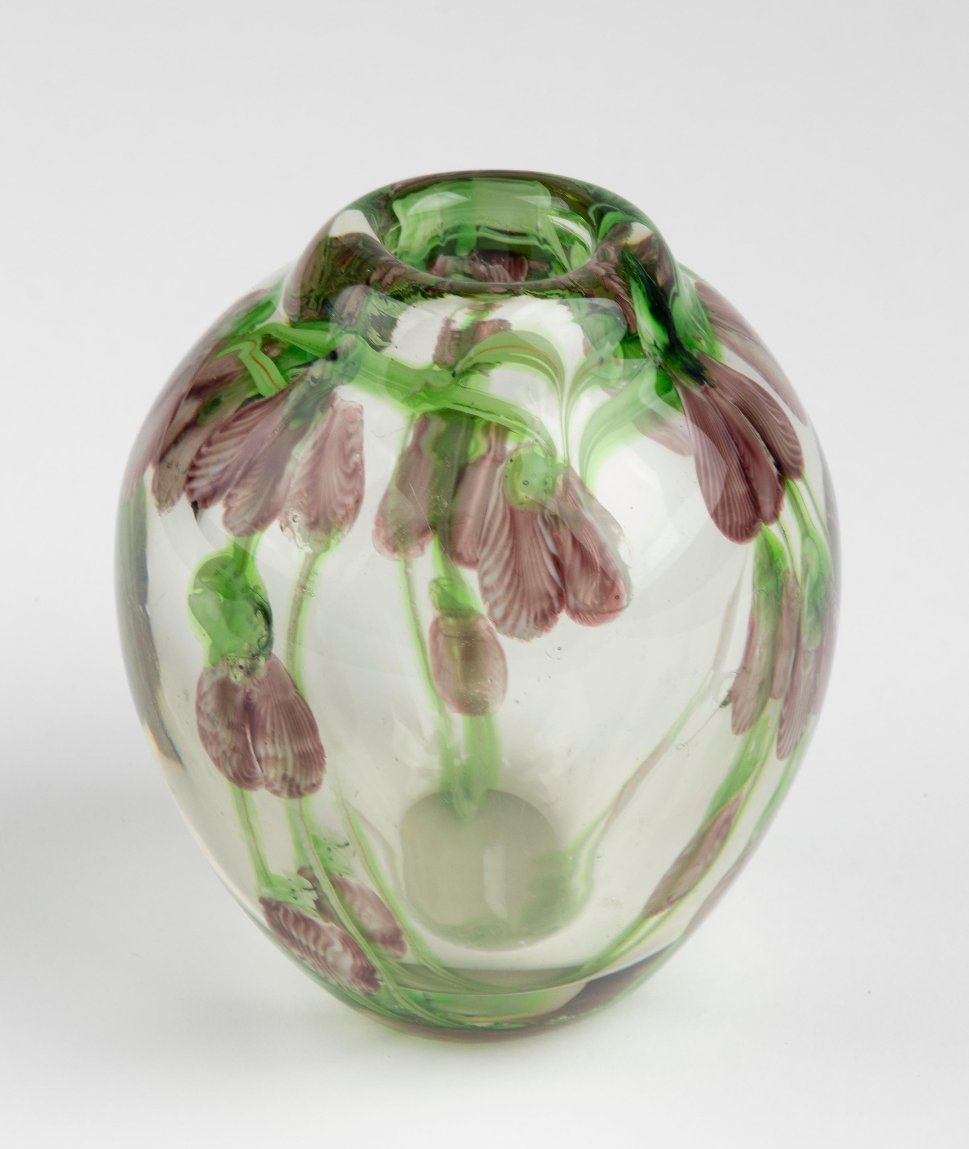 Moderne Murano Soliflore Vase aus der Jahrhundertmitte im Angebot 6