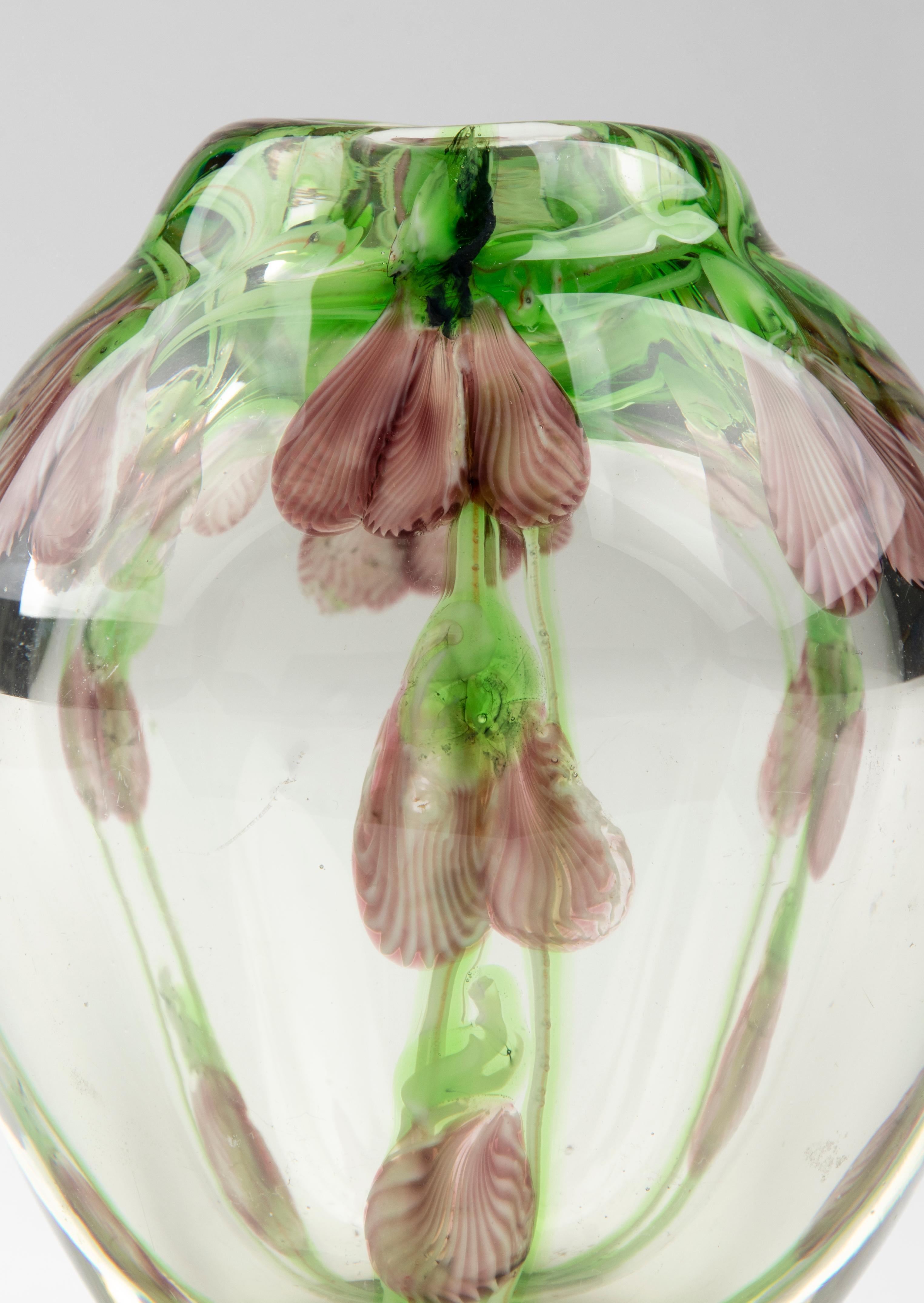 Fait main Vase soliflore de Murano moderne du milieu du siècle dernier en vente