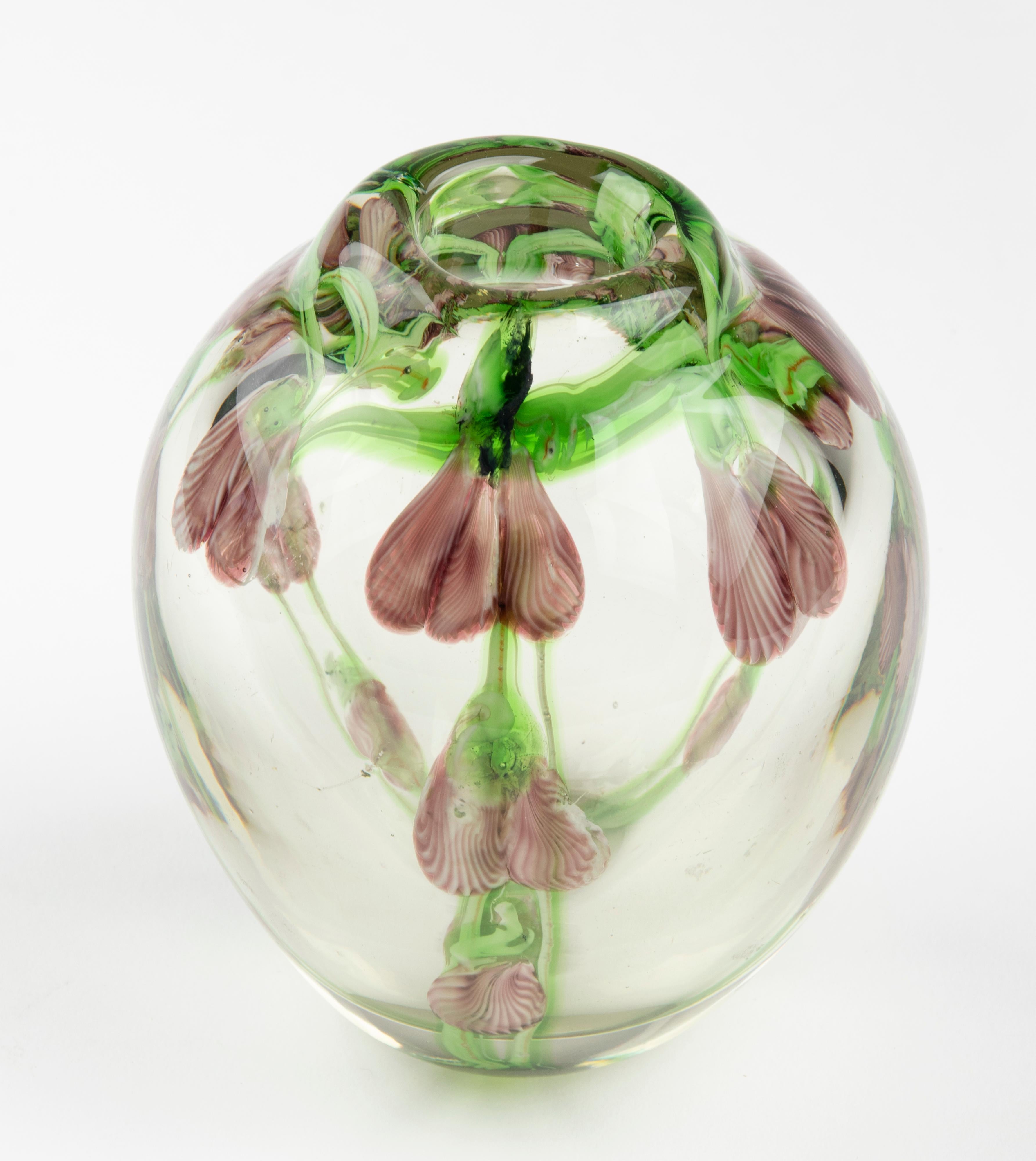 Art Glass Mid-Century Modern Murano Soliflore Vase For Sale