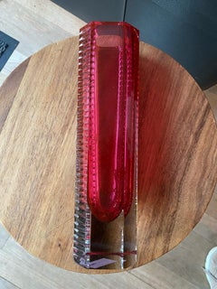 Mid-Century Modern Murano Sommerso Glass Vase