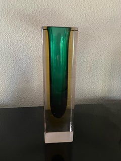 Mid-Century Modern Murano Sommerso Glass Vase