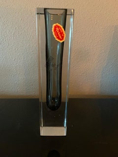 Mid-Century Modern Murano Sommerso Glass Vase