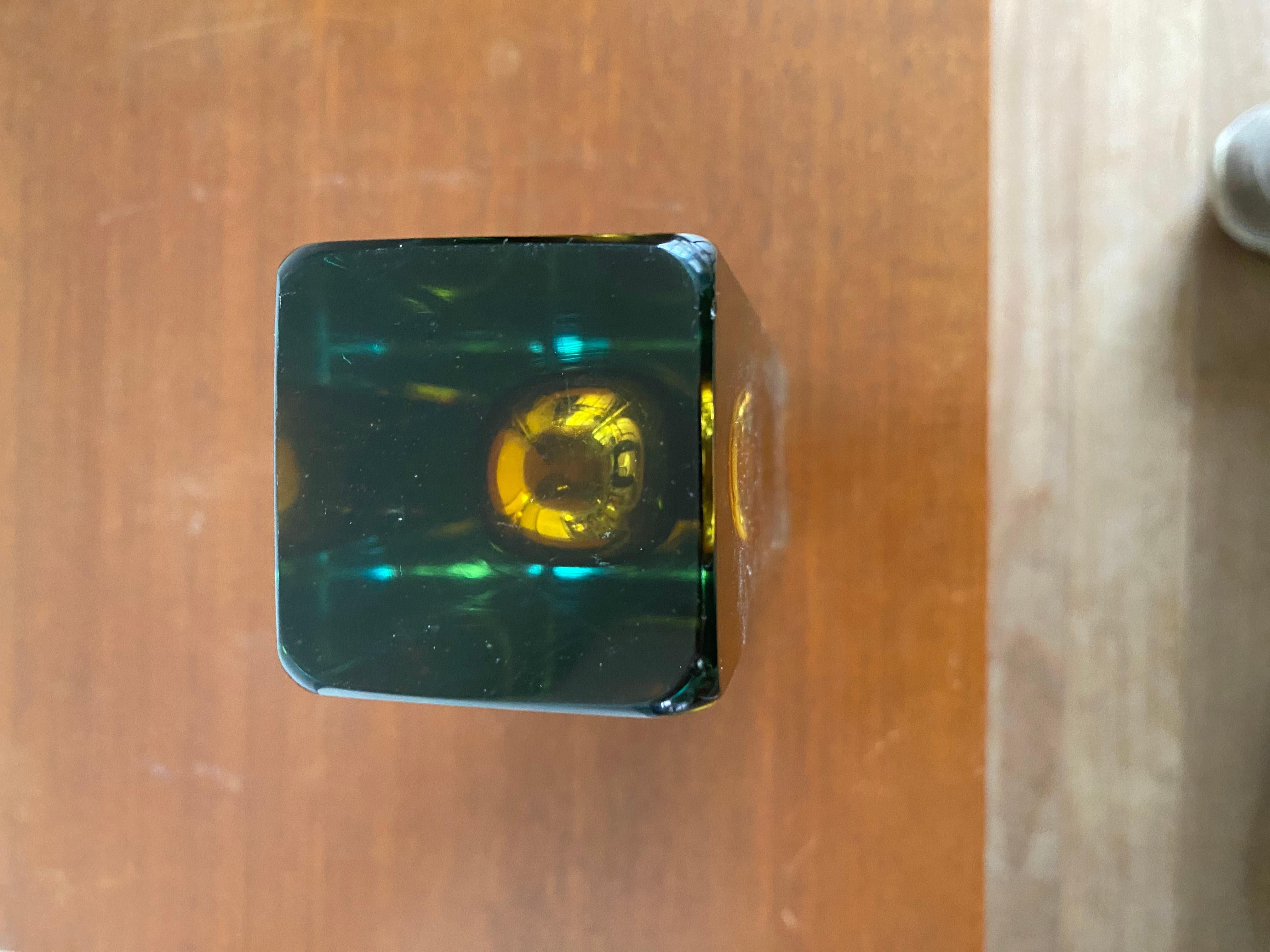 Vaso in vetro di Murano Glass Sommerso, moderno e di metà secolo in vendita 1