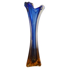 Mid-Century Modern Murano Sommerso Glass Vase