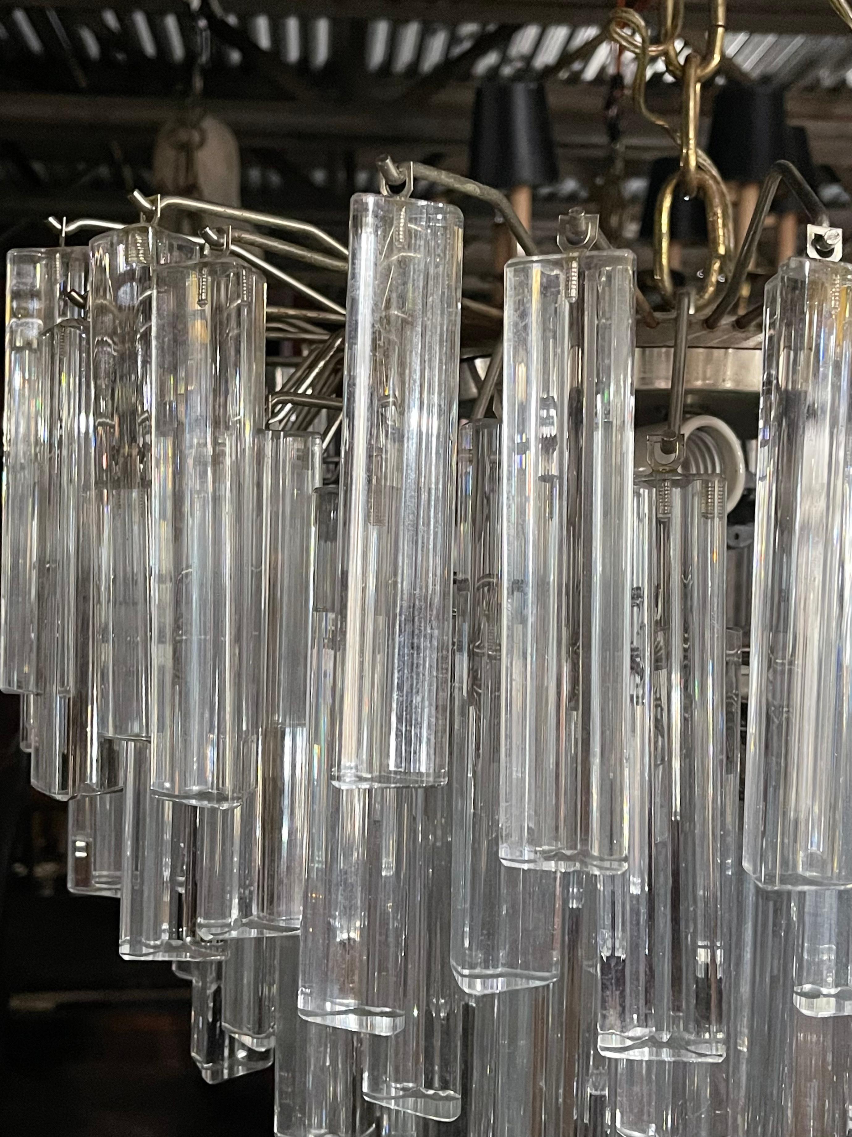 1960 murano glass chandelier
