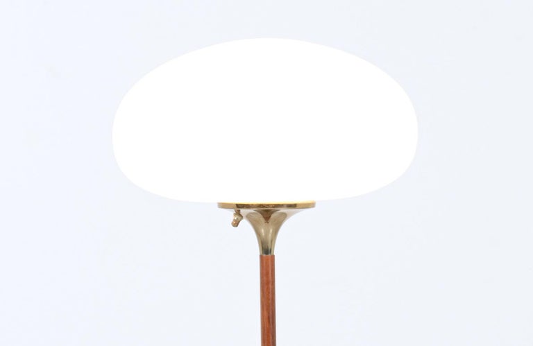 Toner - Satin Brass With Smoked Glass Globe Table Lamp | Gold | Grey | Medium | 1 - Groceries