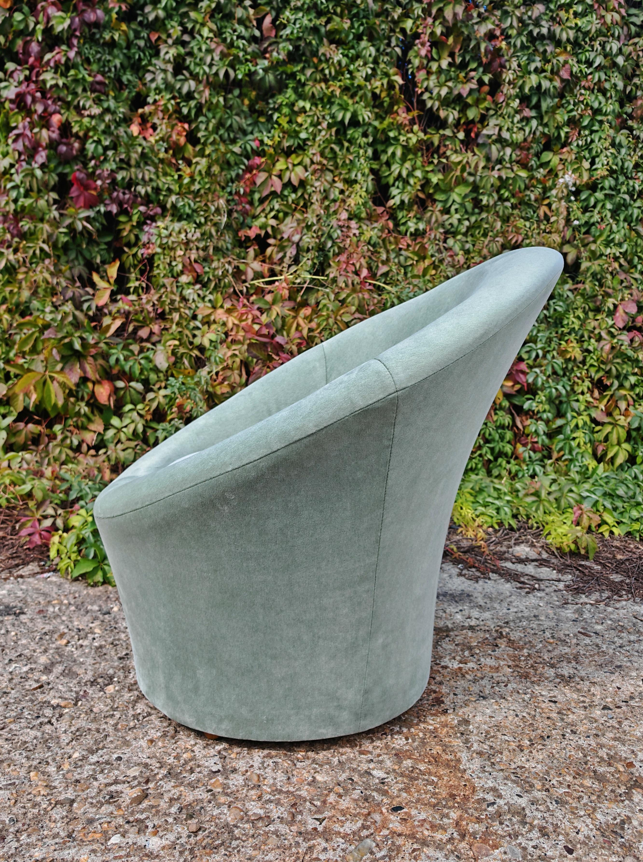 Fauteuil club en forme de champignon, style Pierre Paulin, Italie, années 1980 en vente 3