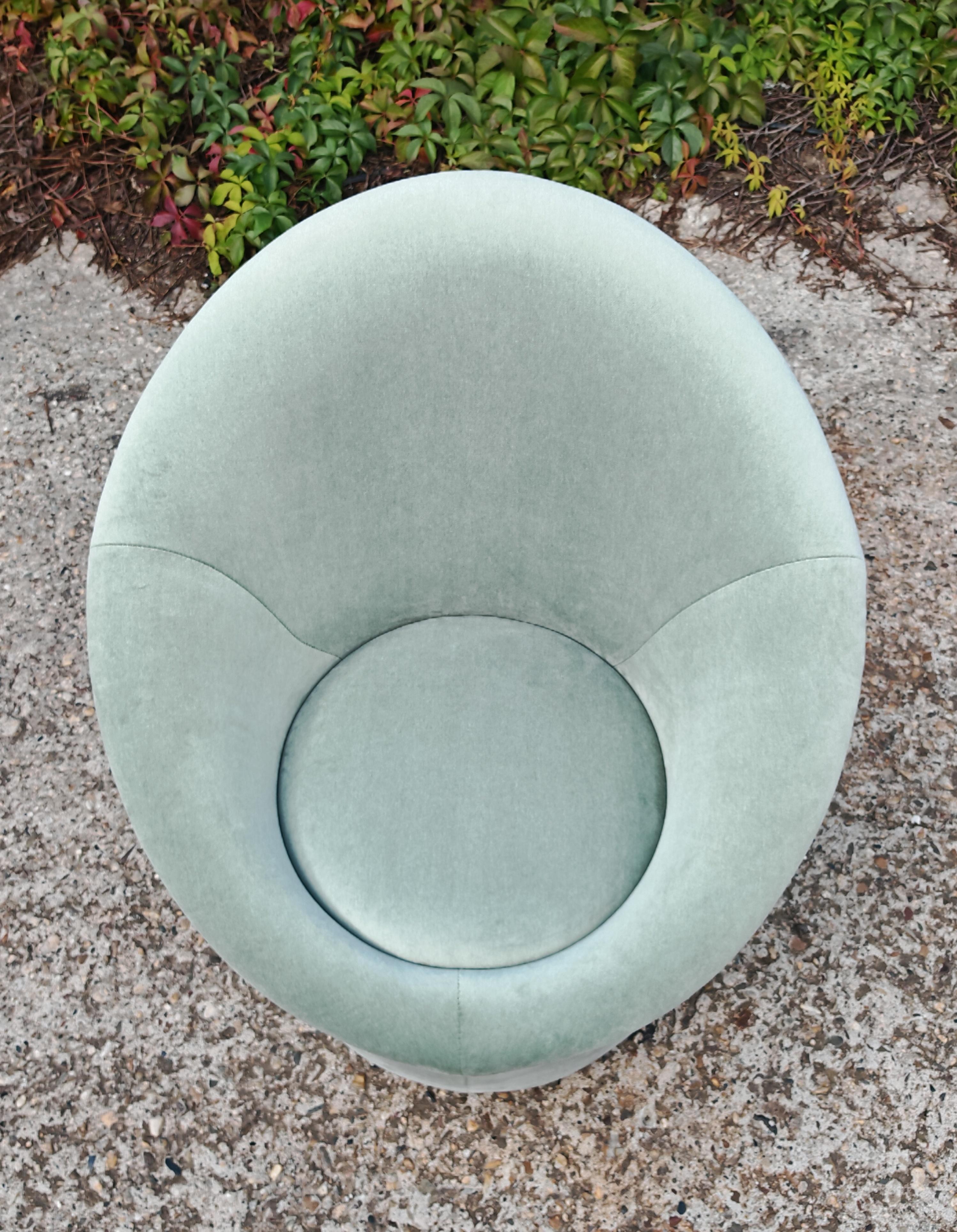 Mid-Century Modern Fauteuil club en forme de champignon, style Pierre Paulin, Italie, années 1980 en vente