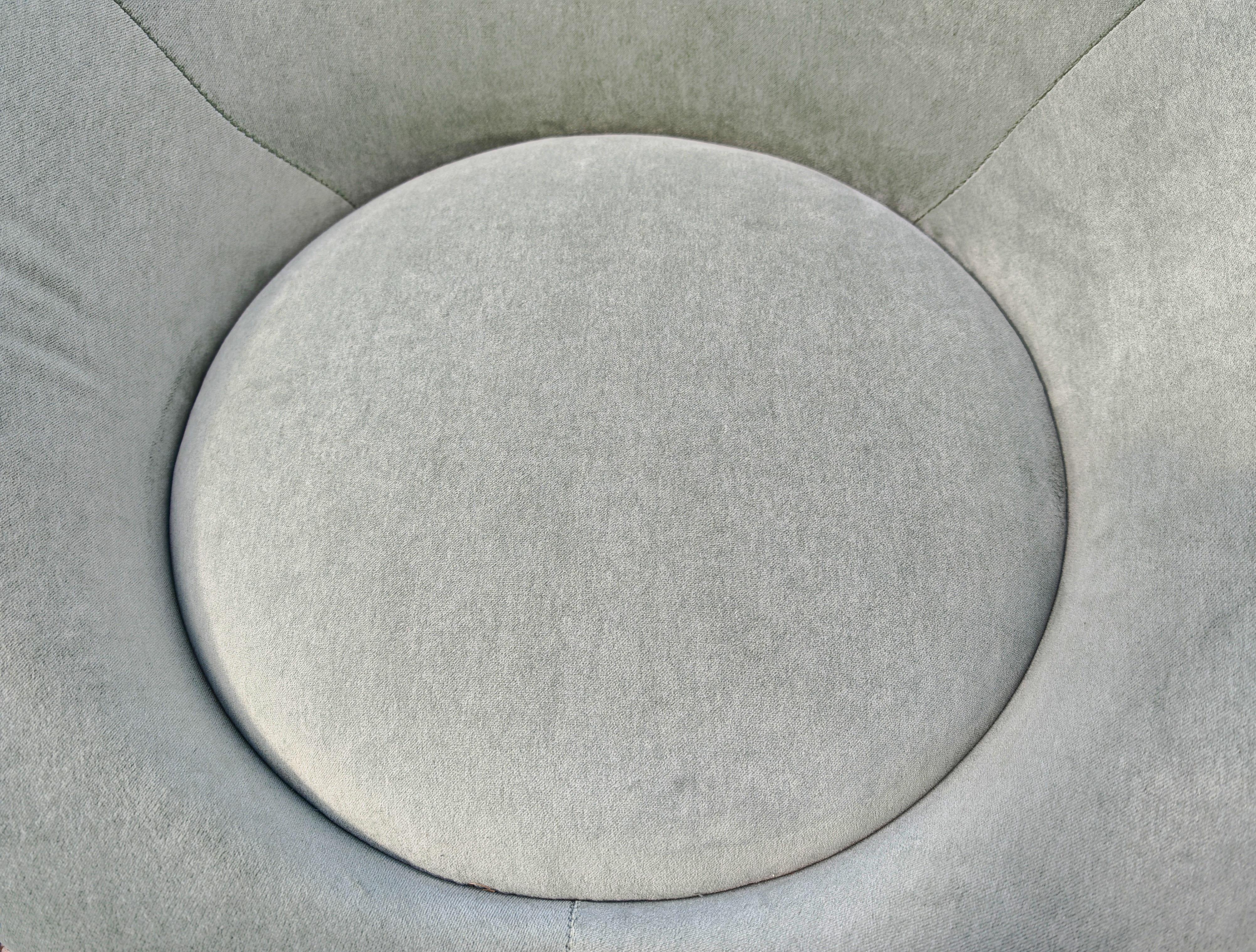 Fin du 20e siècle Fauteuil club en forme de champignon, style Pierre Paulin, Italie, années 1980 en vente