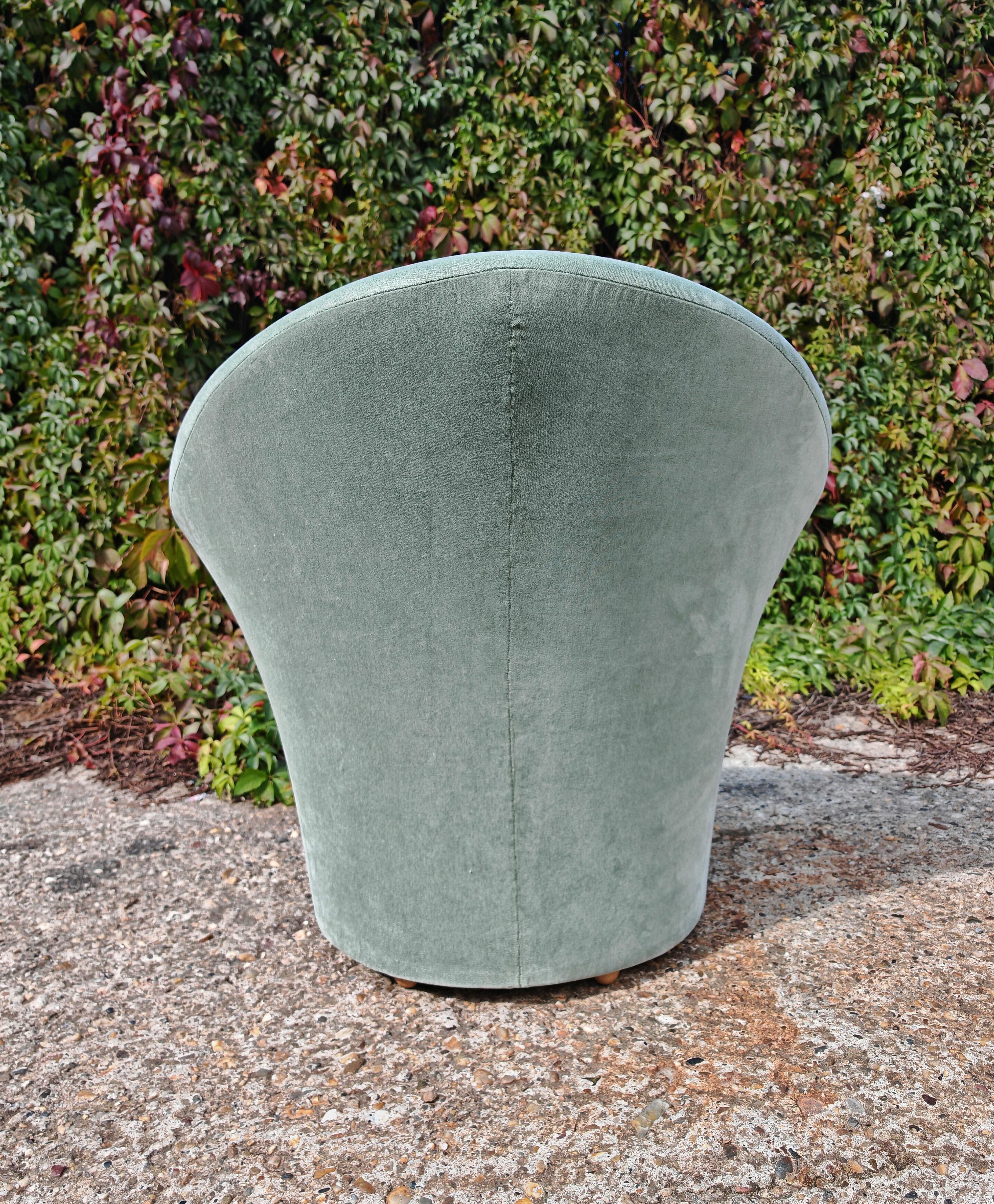 Fauteuil club en forme de champignon, style Pierre Paulin, Italie, années 1980 en vente 1