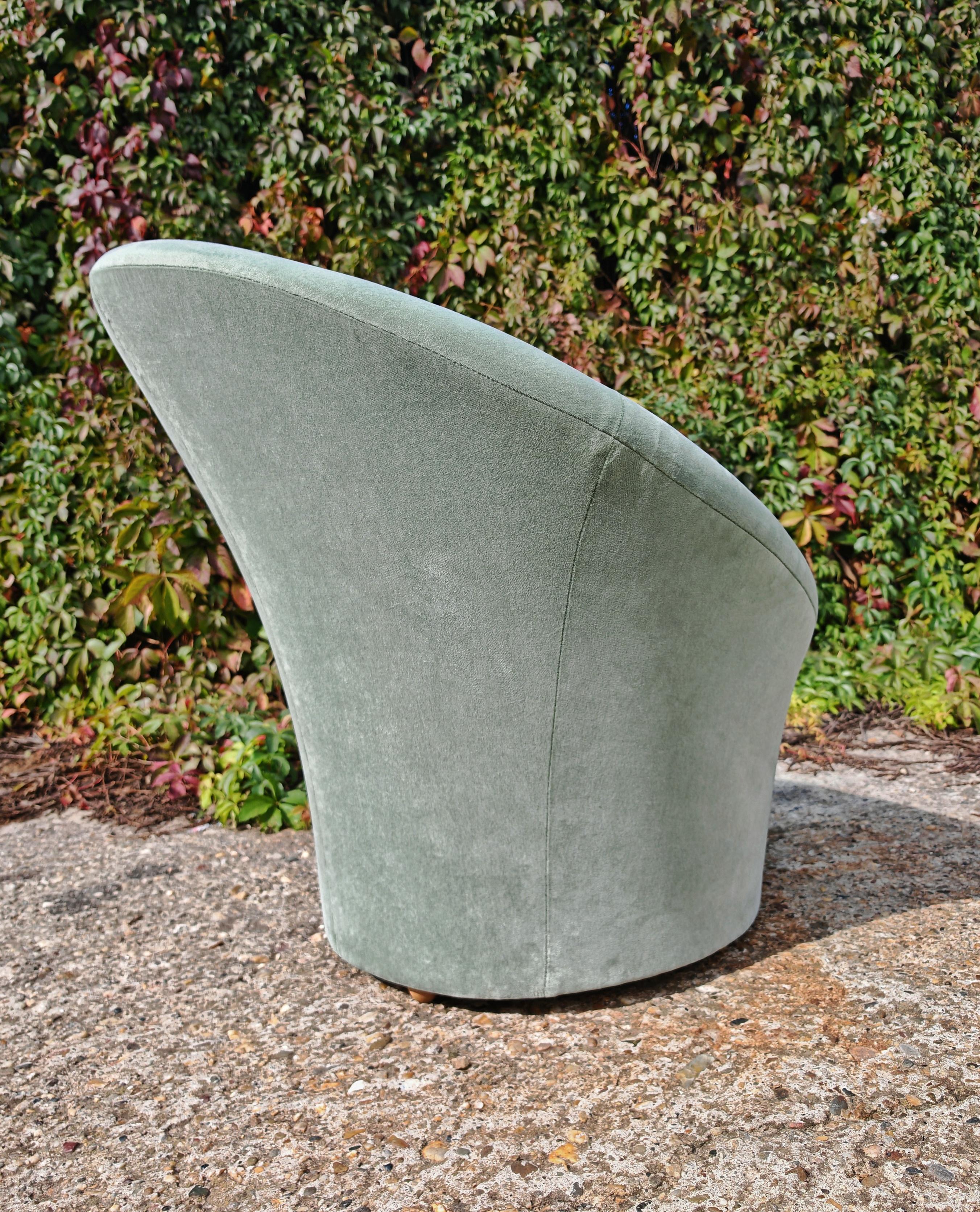 Fauteuil club en forme de champignon, style Pierre Paulin, Italie, années 1980 en vente 2