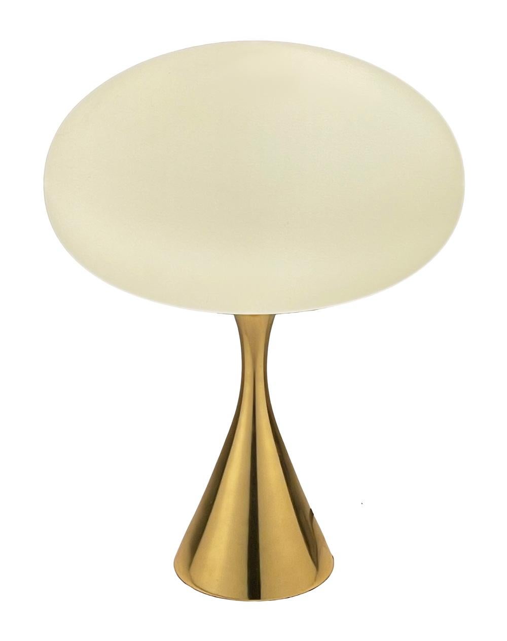 brass mushroom lamp