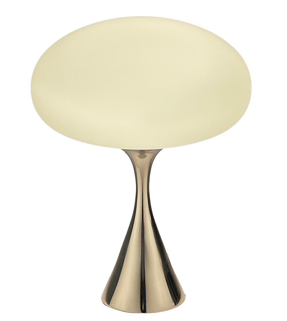chrome mushroom lamp