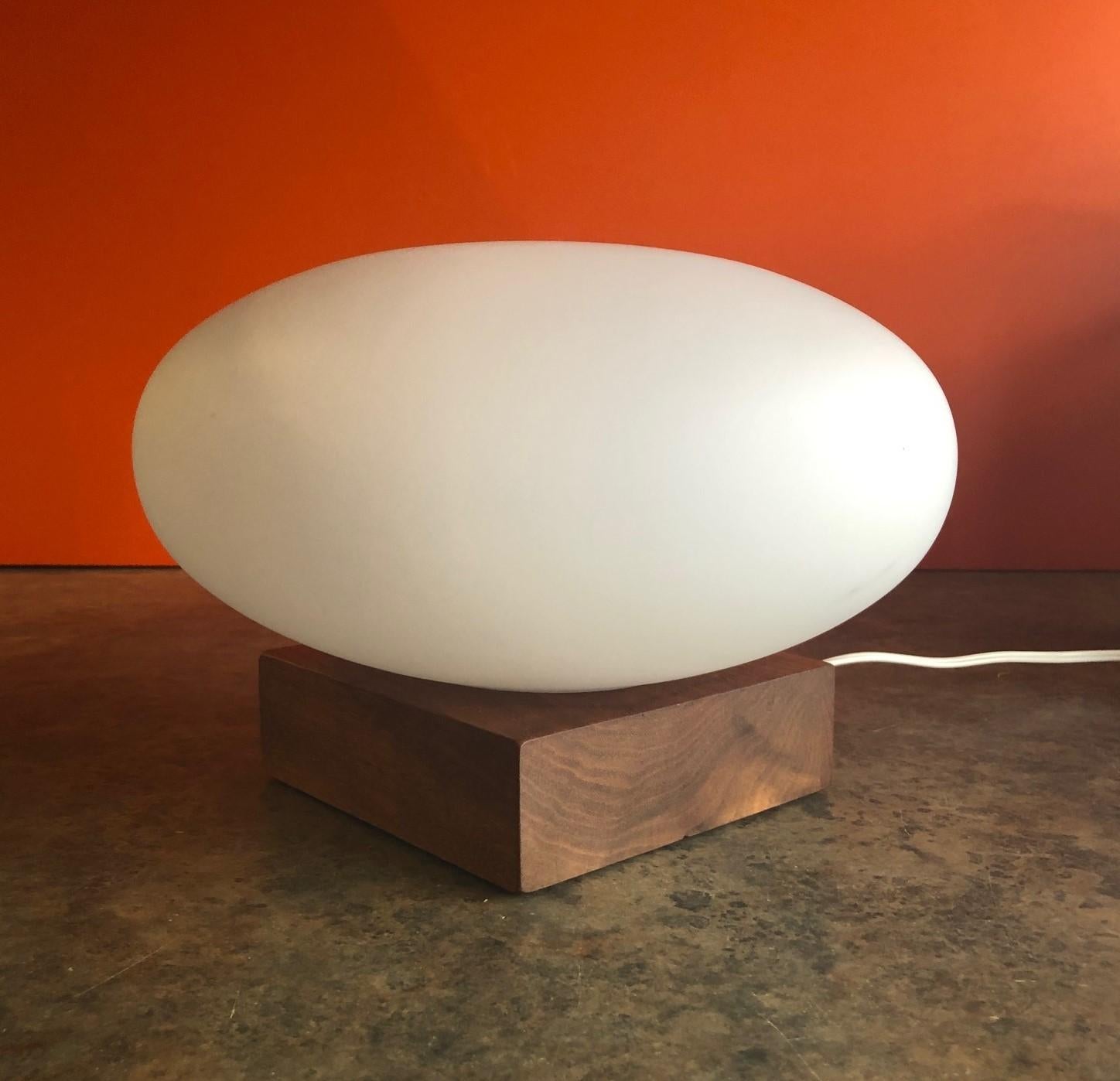 mid century modern mushroom lamp