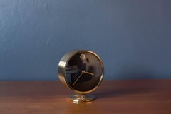 Mid Century Modern Nathan George Horwitt Museumsuhr aus Messing für Howard Miller