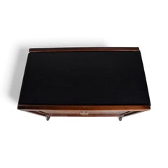 Mid-Century Modern Nat’l. Mt. Airy Side Tables Bar Carts Tambour Doors - Pair