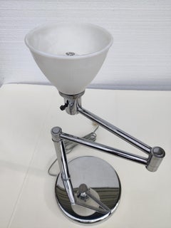 Mid Century Modern Nessen Chrome Swivel Desk Lamp